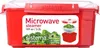 Sistema 1103, Steamer, Rot, 3200 ml, Transparent, 13,53 Produktbild-Vorschau 2