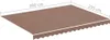 vidaXL Ersatzstoff für Markise Braun 380x295 cm Polyester Produktbild-Vorschau 6