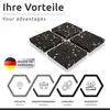 ECENCE Schwingungsdämpfer-Pads als Waschmaschinen Unterlage Produktbild-Vorschau 5