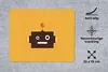 MuchoWow® Mauspad Mousepad Roboter - Gesicht - Antenne - Produktbild-Vorschau 2