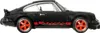Side view of a black toy car. Produktbild-Vorschau