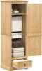 vidaXL Kleiderschrank Corona 55x50x170 cm Massivholz Kiefer Produktbild-Vorschau 2