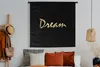 MuchoWow® Wandteppich Wandbehang Zitat - Traum - Schwarz - Produktbild-Vorschau 4