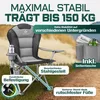 KESSER® Campingstuhl faltbar bis 150 kg Angelstuhl Produktbild-Vorschau 5