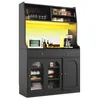 Flieks Armoire haute avec LED et portes coulissantes en Voir les images du produit 7