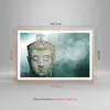Gerahmtes Poster - Rahmen in heller Eiche - Buddha Grafik Produktbild-Vorschau 5