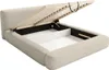 FEDVE Polsterbett Fummo aus Bouclé-Stoff 180x200 cm, Beige Produktbild-Vorschau 7