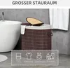Panier à linge HOMCOM, 100 L, avec couvercle, 2 sacs à Voir les images du produit 4