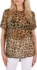Luftige Bluse mit Schlitzen, Leopardenmuster John Zack M-L Produktbild-Vorschau 2