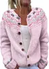 ASKSA Damen Weihnachts Strickjacke Weihnachtsjacke Produktbild-Vorschau 1