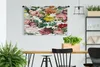 MuchoWow® Wandteppich Wandbehang Blumen - Strauch - Weiß Produktbild-Vorschau 2
