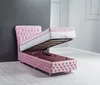 SWEET Polsterbett  120x200  - Farbe: Pink - Set:  Produktbild-Vorschau 8