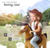 tectake® Schaukelpferd auf Rollen verschiedene Größen, Produktbild-Vorschau 6
