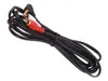 Audio jack konektor 3,5 mm 90° uhlový na 2xRCA cinch kábel Náhľad obrázku produktu 2