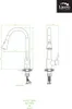 Miscelatore design per lavello verticale con bocca Anteprima dell’immagine prodotto 2