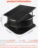 Ventilateur de toit solaire SucceBuy avec 50W, thermostat Voir les images du produit 7
