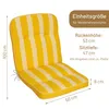 Herlag Niedriglehnerauflage Tilly 100x50x6cm Blockstreifen Produktbild-Vorschau 4