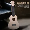 21inch Basswood 4 String Ukelele DIY Kit Instrument Zubehör Produktbild-Vorschau 4