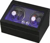 Olvy Uhrenbeweger für 4 Uhren, LED-Beleuchtung, Watchwinder Produktbild-Vorschau 3