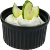 8er Set Creme Brulee Schale NERO 9x5cm schwarz - 24302121 Produktbild-Vorschau 2