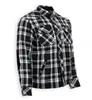 Bores Lumberjack Premium Motorradhemd, schwarz/weiß, M Produktbild-Vorschau 6