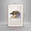 Gerahmtes Poster - Rahmen in heller Eiche - Adler Vogel Produktbild-Vorschau 5