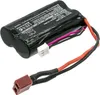 A black lithium-ion battery pack with wires and connectors, isolated on a white background. Náhled obrázku produktu