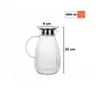 Glaskaraffe 1,8L Set mit 6 Gläsern und Edelstahldeckel Produktbild-Vorschau 6