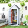 Outsunny Abri de jardin en bois cabane de jardin exterieur Voir les images du produit 2