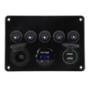 5 Gang Switch Panel, 5 Gang Rocker Switch, LED Switch Náhled obrázku produktu 4