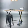Industrielle Werkbank 120 cm und Werkstatthocker Produktbild-Vorschau 1