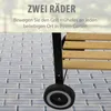 BBQ Collection Holzkohlegrill mit Rädern - Verstellbarer Produktbild-Vorschau 5