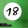 Huuraa Aufkleber 18 Geburtstag 10cm rund Sticker Produktbild-Vorschau 3