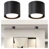 ZMH 2ER LED Deckenspot Aufbaustrahler Rund Schwarz Aufbau Produktbild-Vorschau 1