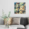 DEQORI Hybrid Leinwand Bild 50x50 cm 'Kreative Wirbel' Produktbild-Vorschau 3
