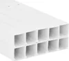 vidaXL Installationsrohre 60x40 mm 10 m PVC Produktbild-Vorschau 3