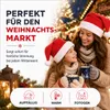 2er Samt Weihnachtsmütze Nikolausmütze rot - Weihnachten Produktbild-Vorschau 3