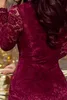 Numoco Spitzenkleid für Damen Gwiodan bordo M Produktbild-Vorschau 5