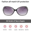 Retro-Sonnenbrille im Oversize-Stil für Damen, breites Produktbild-Vorschau 8