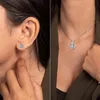 Silberkette mit Echter Ewiger Rose & Herzanhänger –  Produktbild-Vorschau 6