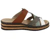 Rieker Damen Plateau Pantoletten Clogs Keilabsatz 62989, Produktbild-Vorschau 72