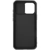 A black phone case is shown from the back. Náhled obrázku produktu