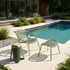 Lot de 4 tabourets empilables en polypropylène renforcé de Voir les images du produit 4