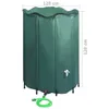 vidaXL Réservoir d'eau de pluie pliable avec robinet 1350 L Voir les images du produit 9