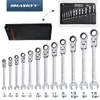 HASKYY 12tlg-Gelenk-Zoll-Ratschenschlüssel-Satz-Set 1/4" - Produktbild-Vorschau 3