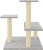 vidaXL Graffiatoio in sisal Grigio chiaro 61 cm Anteprima dell’immagine prodotto 4