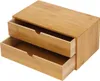 Schreibtisch Organizer mit 2 Schubladen Bambus Produktbild-Vorschau 6