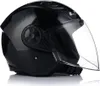 A black LS2 jet helmet with a clear visor is shown against a white background. Voir les images du produit