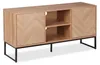 Relaxdays TV Lowboard, retro design, rozměry: 60 x 120 x 38 Náhled obrázku produktu 8