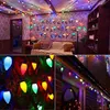 A collage of images showing Christmas lights in different settings, including indoors and outdoors, and close-ups of the lights themselves. Produktbild-Vorschau